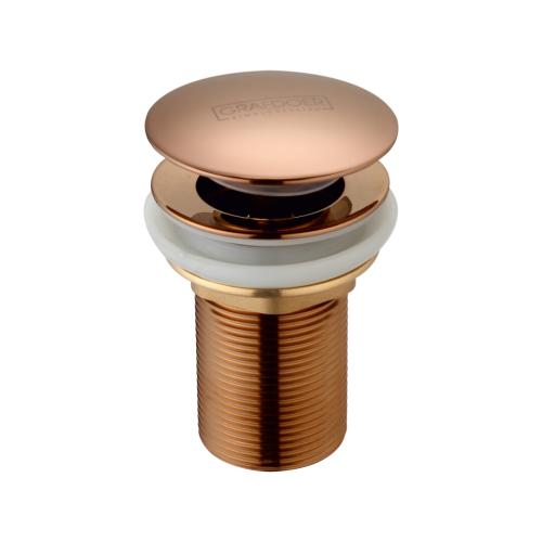 Pop Up Waste Coupling 3 Inch Rose Gold Full Cap 32mm